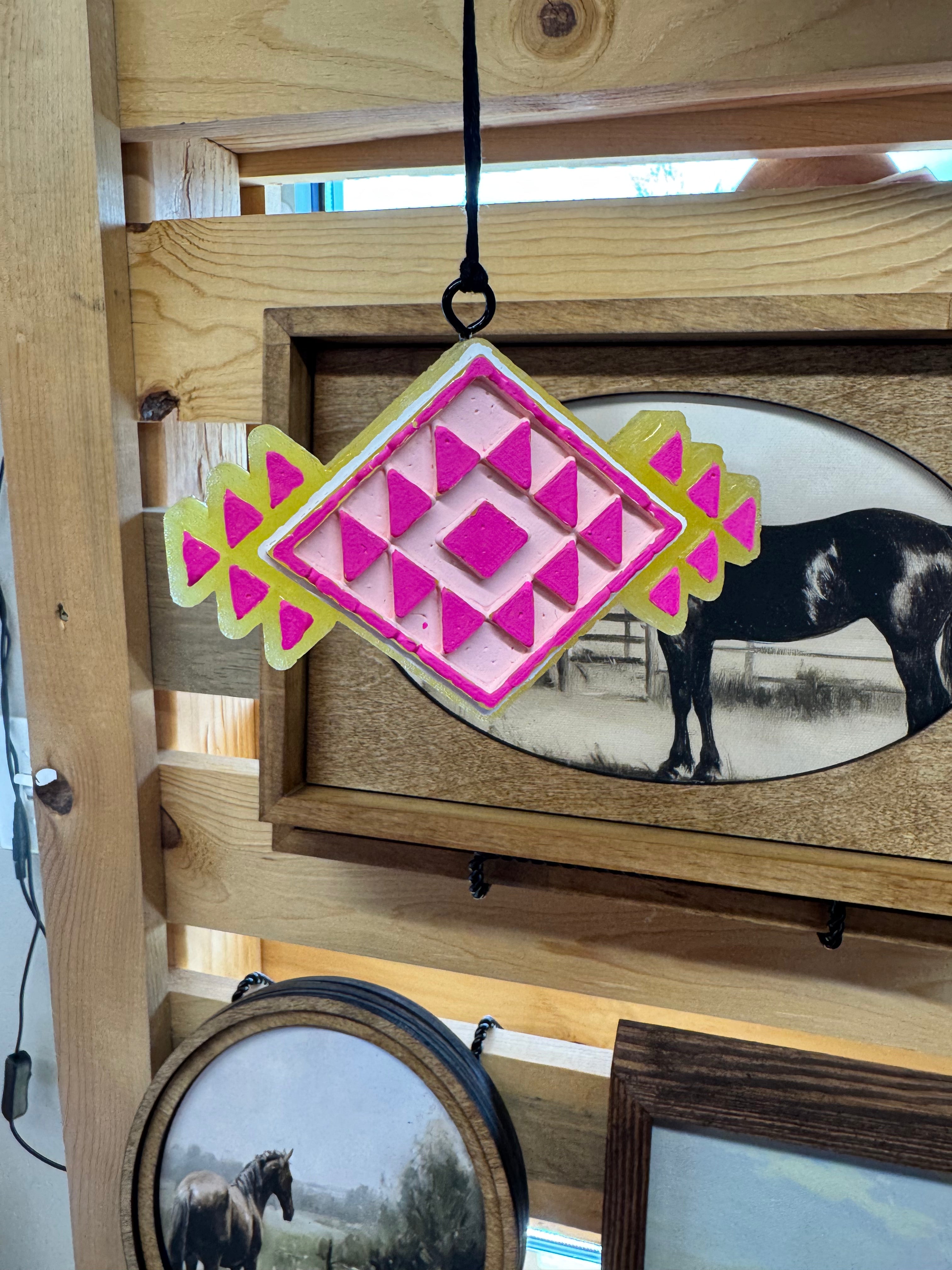Pink Aztec Freshie